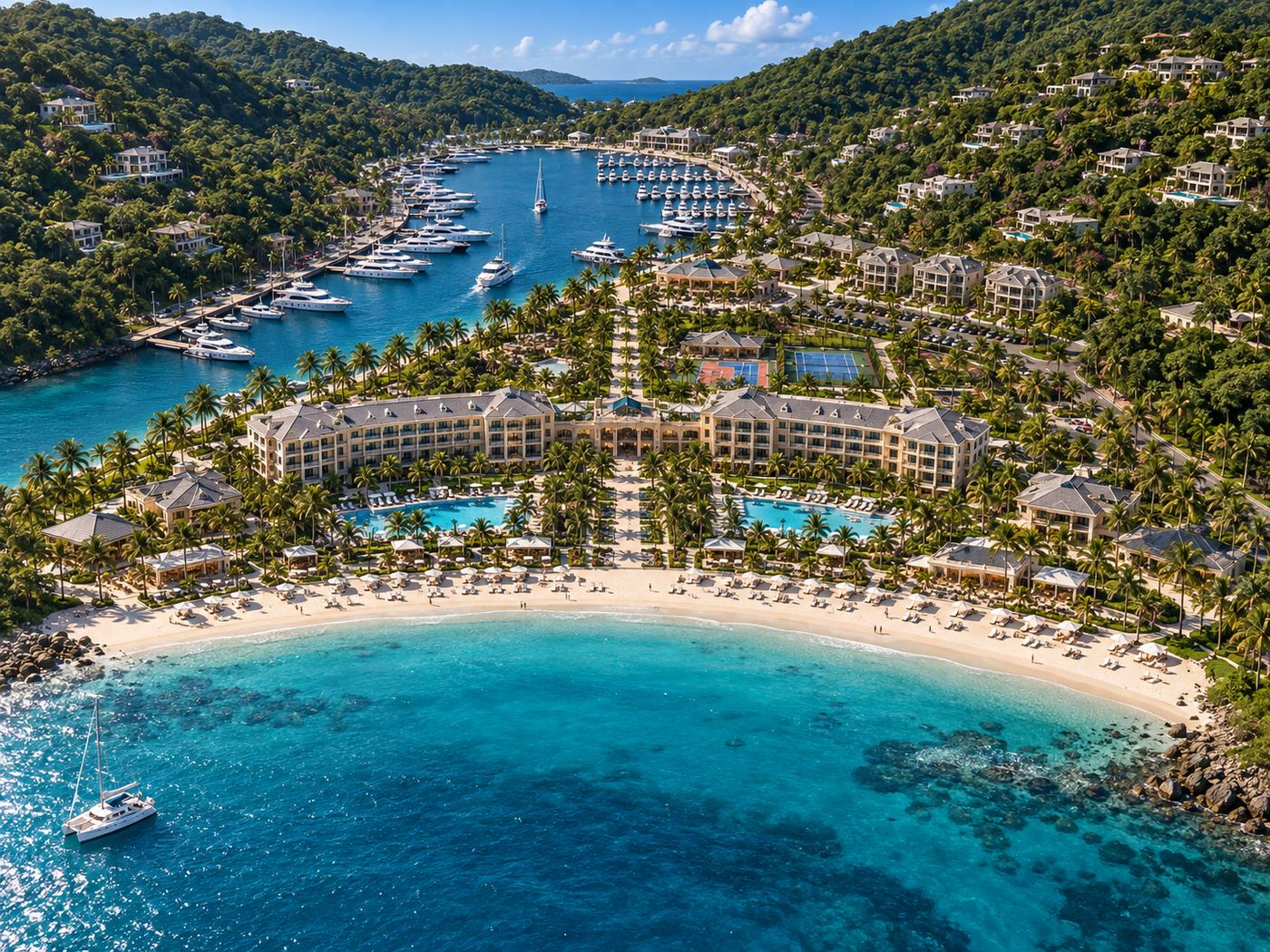 Luxury resort redevelopment